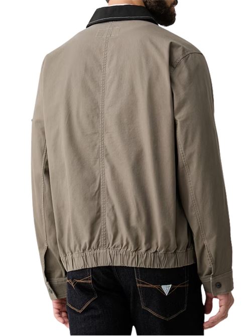 Giubbetto in canvas con colletto a contrasto Calvin Klein Jeans | LV04RG400GPAY